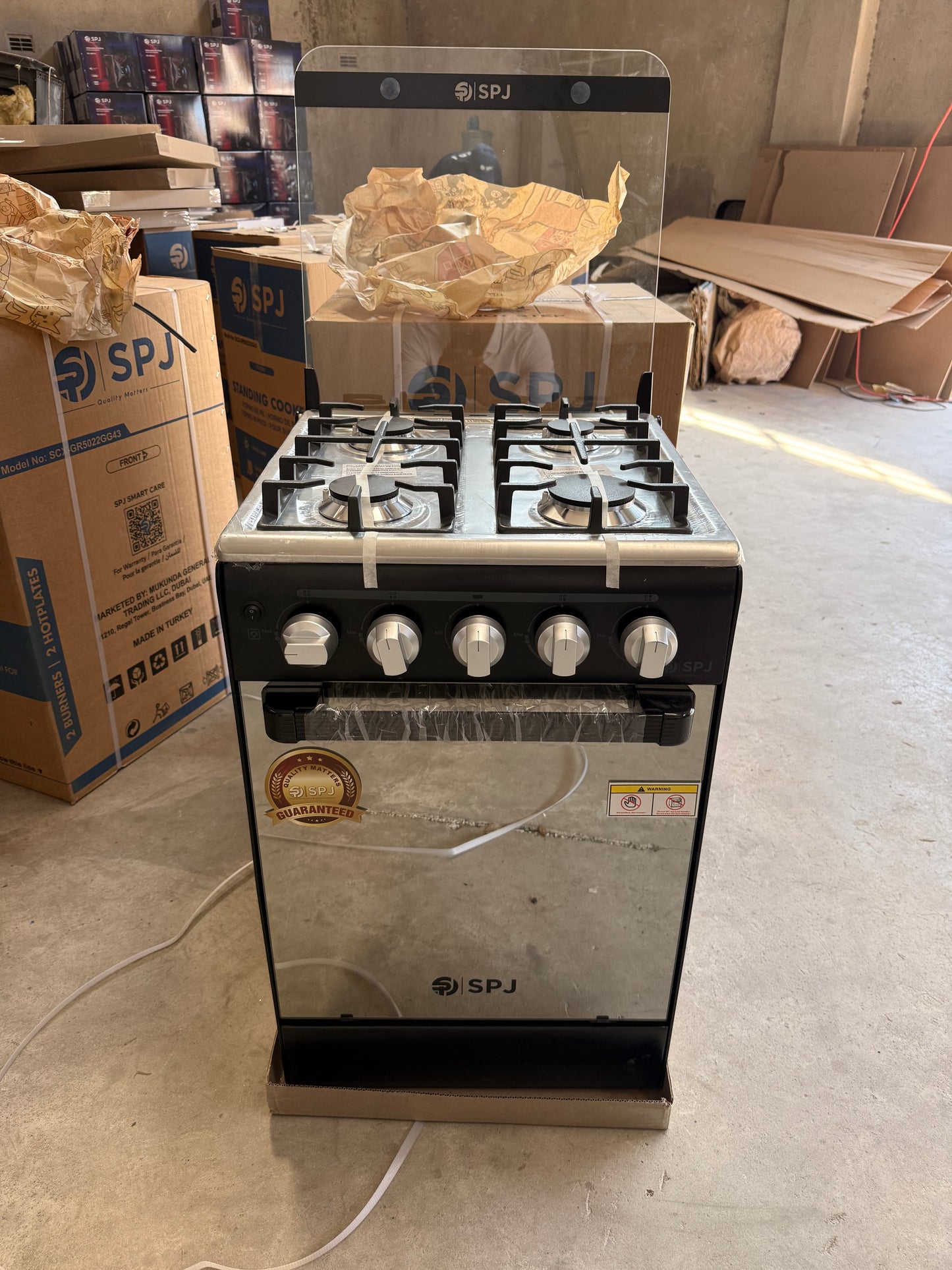 SPJ 4 Plate Self ignitor Gas Stove