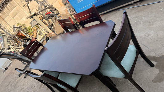 6-Seater Wooden Dining Set