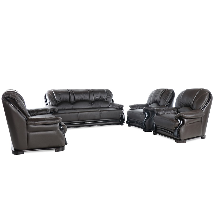 The Kingston 100% leather lounge