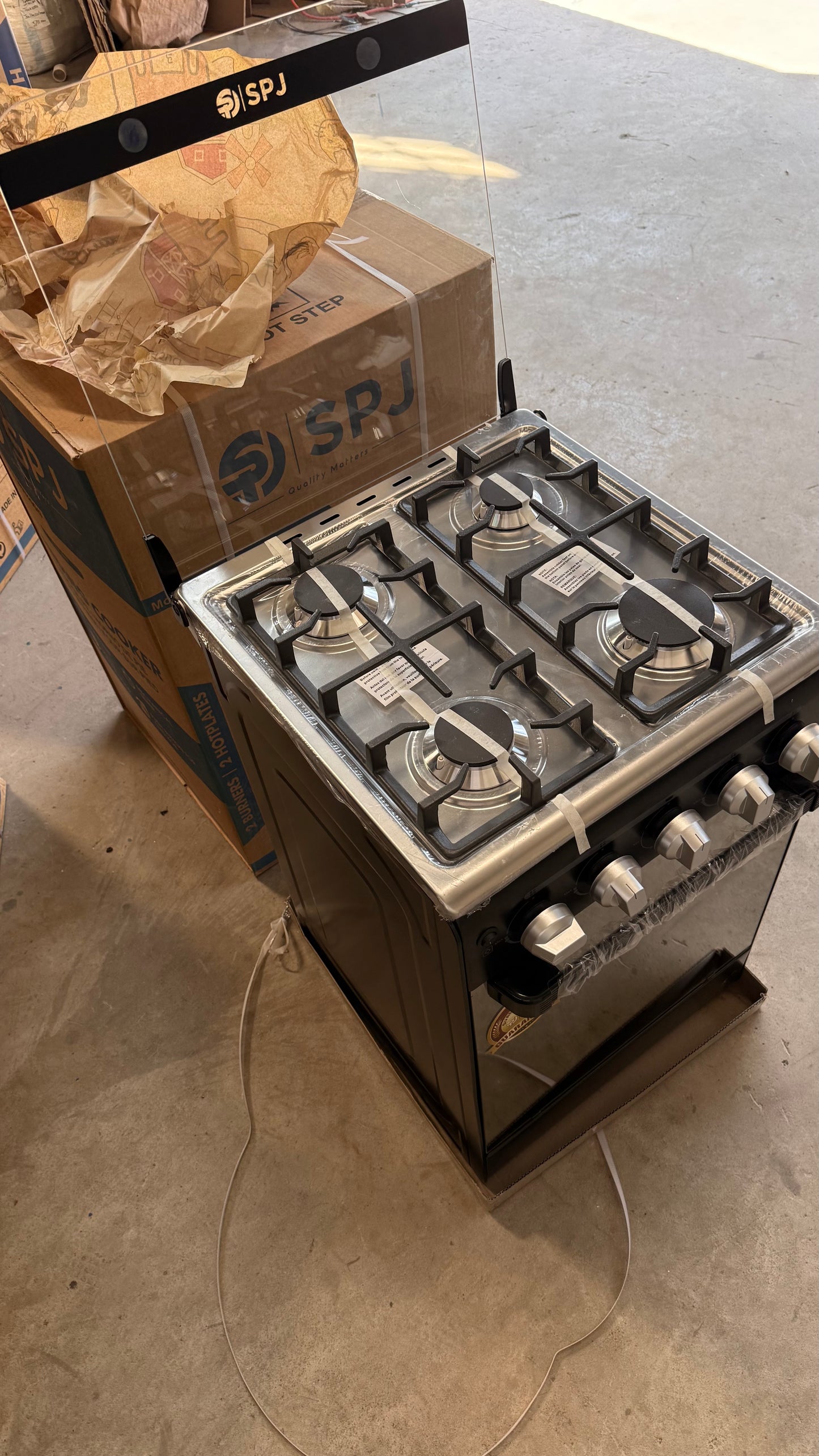 SPJ 4 Plate Self ignitor Gas Stove
