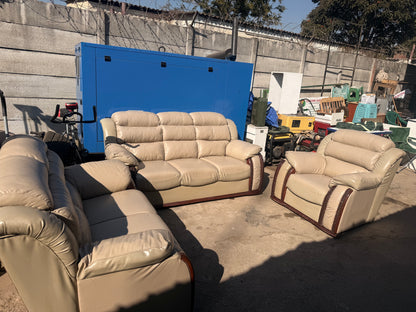 Genuine Leather 6 Sitter Sofa Set