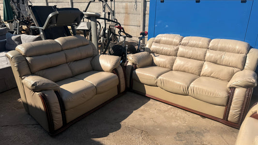 Genuine Leather 6 Sitter Sofa Set