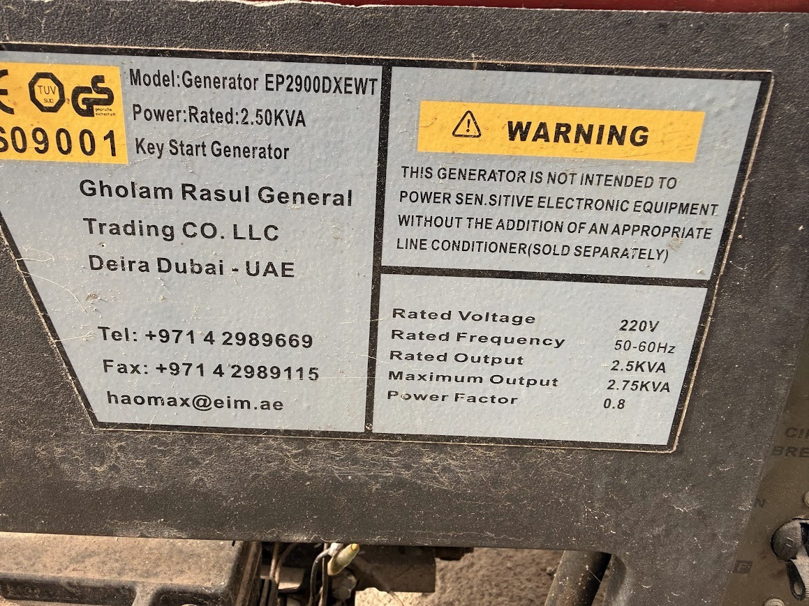 5.5kVA AMEC Diesel Generator