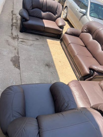 Brown Kingston 7 Seater Couch