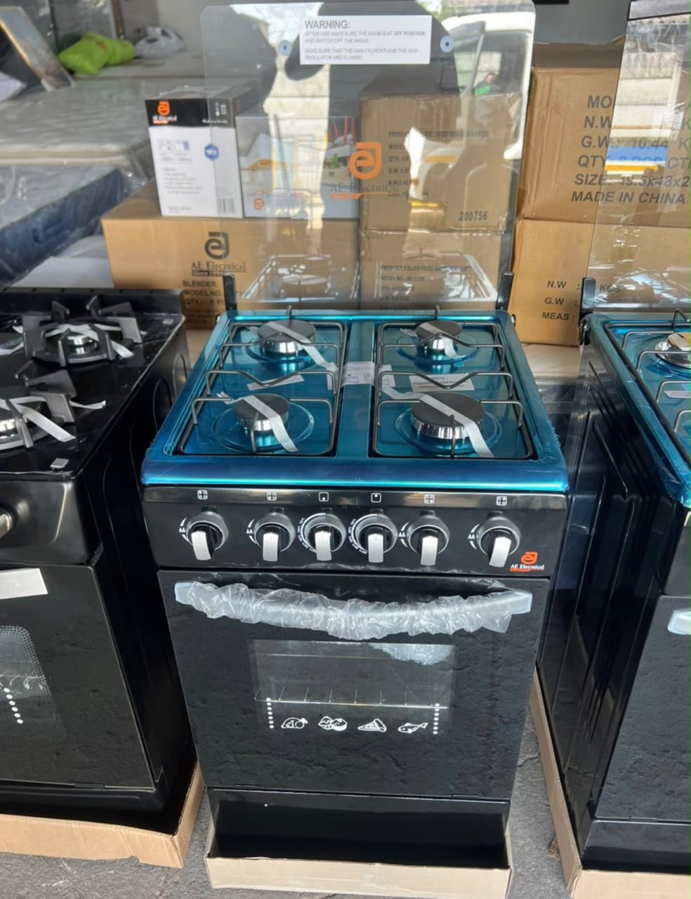 AE Electricals 4 Plate Gas Stove