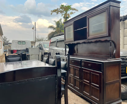 Brown Antique Dining Set