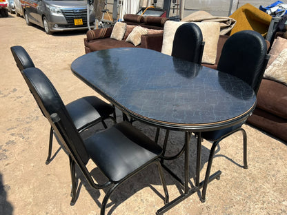 Black Dinning Table 4 Seater